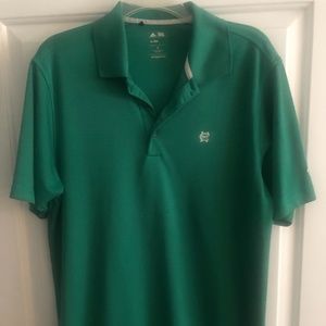 Golf Short Sleeve Shirt  by Adidas Size M